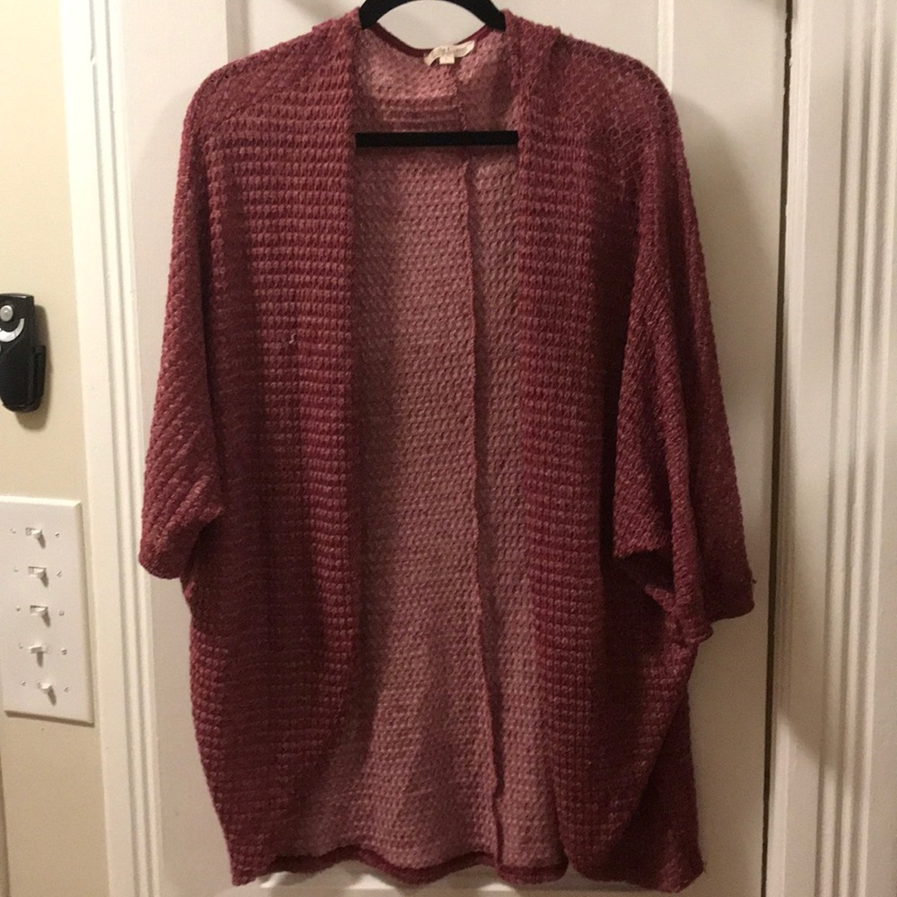 Light weight maroon cardigan